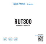 Teltonika RUT300 Ethernet Router Guida utente