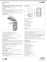 Vimar 03836 By-Alarm Plus Passive Infrared Detector Manuale utente
