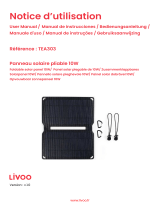 Livoo TEA303 Foldable Solar Panel Powerbanks Manuale utente