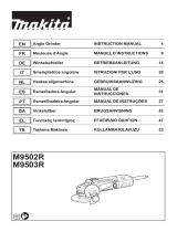 Makita M9502RK Angle Grinder Manuale utente