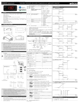 Evco EV3422M9 Instructions Sheet