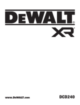 DeWalt DCD240 Manuale utente