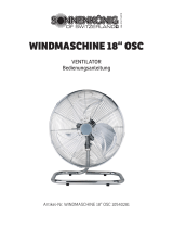 Sonnenkönig Bodenventilator, Windmaschine 18" osc Ventilator Istruzioni per l'uso