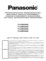Panasonic TX43MX600E Guida Rapida