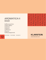 Klarstein 10032865 Aromatica II Duo Coffee Maker Machine Manuale utente