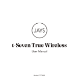 JAYS T7TW01 T-Seven True Wireless Earbuds Manuale utente