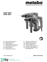 Metabo KHE 3250 Combination Hammer Manuale utente