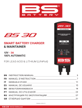 BS BATTERY BS 30 Smart Battery Charger and Maintainer Manuale utente