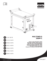 GYS MULTIWELD 200M-C Manuale del proprietario