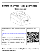 HOIN 58MM Thermal Receipt Printer Manuale utente