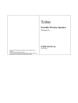 Tribit BTS20C Portable Wireless Speaker Manuale utente