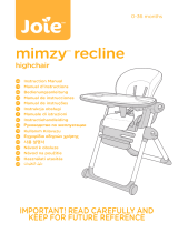 Joie Mimzy Recline Highchair Manuale utente
