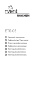 nVent RAYCHEM ETS-05 Electronic Thermostat Manuale utente