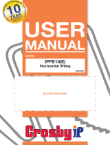 CrosbyIP IPPE10(E) Lifting Clamp Manuale utente