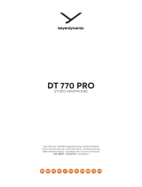 Beyerdynamic DT 770 PRO, 16 Ohm Manuale utente