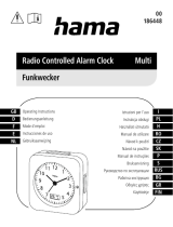 Hama 00186448 Radio Controlled Alarm Clock Manuale utente