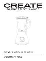 Create STYLANCE 1.75L 1500W American Style Blender Manuale utente