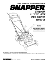 Simplicity MANUAL, OPS, SNAPPER EURO CORE WALKS, 21-INCH Manuale utente