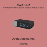 KREAFUNK aWAKE 2 Alarmclock Manuale utente