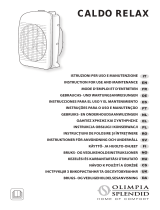 Olimpia Splendid Caldo Relax Fan Heater Manuale utente