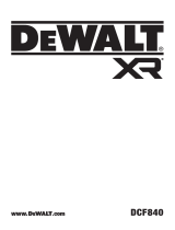 DeWalt DCF840 1-4 in Brushless Cordless Impact Driver Manuale utente