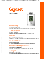Gigaset ONE X Thermostat Guida utente