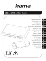 Hama 00124024 USB 2.0 and USB 3.0 Card Reader Manuale utente