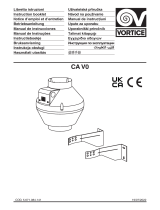 Vortice CA V0 Axial Centrifugal Aspirator for Air Expulsion Istruzioni per l'uso