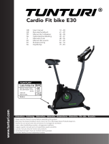 Tunturi Exercise Bike Cardio Fit E30 Ergometer Manuale utente