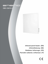 Emerio CBC-124113.1 Infrared Panel Heater Manuale utente