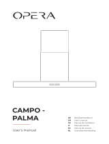 Opera CAMPO PALMA Wall Hoods Manuale utente