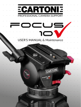 Cartoni Focus 10 Red Lock System 100mm Ball Manuale utente