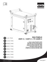 GYS 250T-C Multiweld MMA Welding Machine Manuale utente