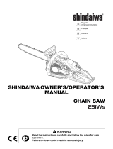 Shindaiwa 251WS Manuale utente