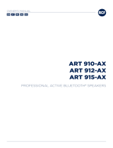 RCF ART 910-AX Professional Active Bluetooth Speakers Manuale del proprietario