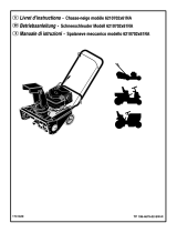 Simplicity SINGLE STAGE SNOWTHROWER Manuale utente