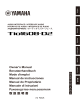Yamaha Tio1608 Manuale del proprietario