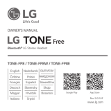 LG TONE-FP8 Manuale utente