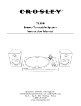 Crosley T150 Bluetooth Record Player Manuale utente