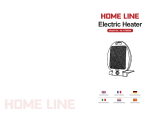 HOME LINE HL-HT800W Electric Heater Manuale utente