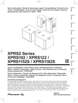 Pioneer XPRS102 Series 10 Inch Full Range Active Loudspeaker Guida utente
