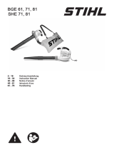 STIHL SHE 81 Electric Vacuum Shredder Manuale utente