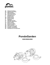 Pontec 3200 PondoGarden Irrigation Pump Manuale utente