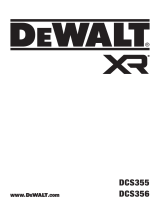 DeWalt DCS356NT Manuale utente