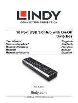 Lindy 10 Port USB 3.0 Hub Manuale utente