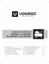 Vonroc CR503DC Cordless Compressor Manuale utente