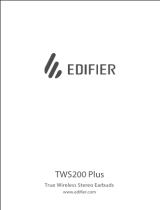 EDIFIER TWS200 Plus True Wireless Stereo Earbuds Guida utente