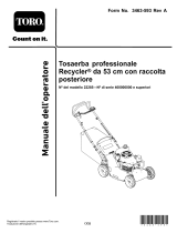 Toro 53cm Heavy-Duty Recycler/Rear Bagger Lawn Mower Manuale utente