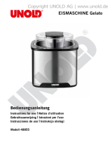 Unold Eismaschine Gelato 1,5 Liter Inhalt, Edelstahl Istruzioni per l'uso