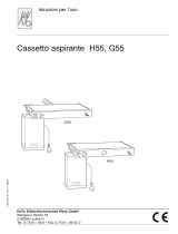 KaVo Cassetto aspirante H55 & G55 Istruzioni per l'uso